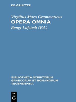 cover image of Opera omnia